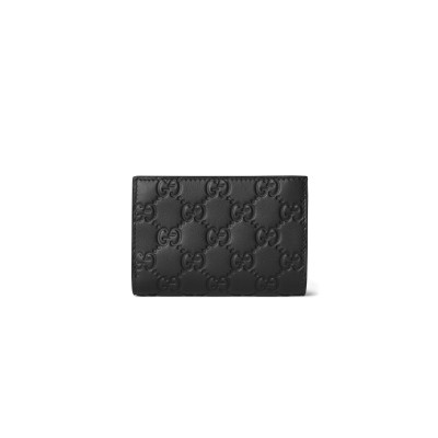 GUCCI GG EMBLEM SMALL WALLET ‎847208 (11*8.5*3cm)